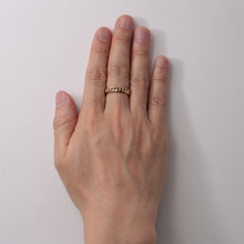 画像をギャラリービューアに読み込む, K18 喜平5.6mm幅 13~15号 6面ダブル 喜平リング ハード 約1~4週間