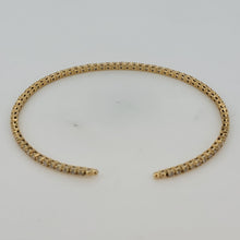 画像をギャラリービューアに読み込む, K18 ダイヤモンド 1カラット バングル 18金 【受注生産/納期約6-8週間】