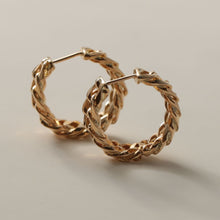 画像をギャラリービューアに読み込む, K18 喜平ピアス 幅5.6mm 18金 イエローゴールド 【受注生産/納期3-4週間】