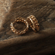 画像をギャラリービューアに読み込む, K18 喜平ピアス 幅5.6mm 18金 イエローゴールド 【受注生産/納期3-4週間】