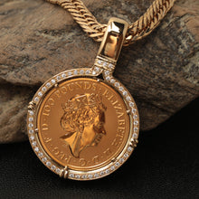 画像をギャラリービューアに読み込む, ザ・クィーンズビースツ 金貨 コイン ペンダントトップ 2021 1オンス イギリス【受注生産】