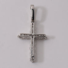 画像をギャラリービューアに読み込む, Pt900 ダイヤモンド クロスペンダント 1.00ct プラチナ900 納期4週間
